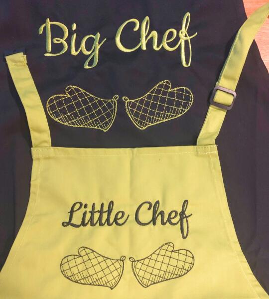 Tablier enfant ‘Chef’ – avec nom